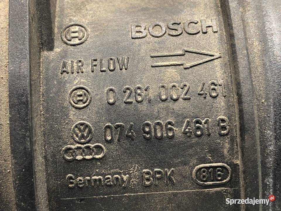 PRZEPŁYWOMIERZ AUDI A4 B7 074906461B 20 140 0408 osobowe
