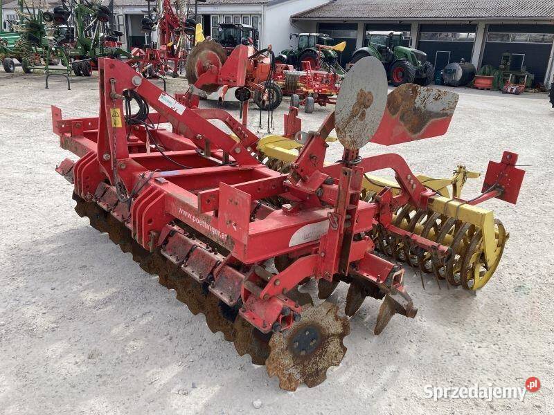 Brona talerzowa Pottinger Terradisc 3000 nieuszkodzony Biała