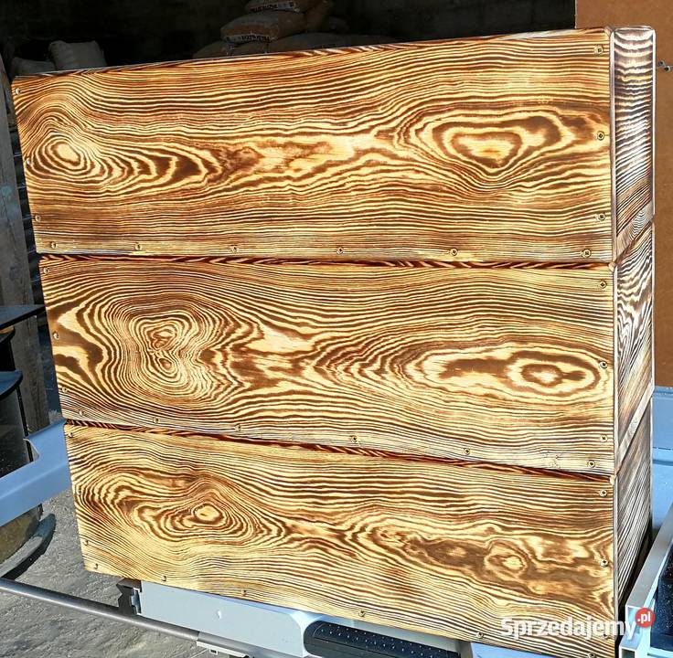 Doniczka drewniana osłonka drewniana opalana świętokrzyskie sprzedam