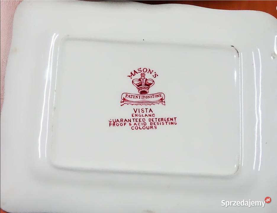 Zestaw porcelany Masons Vista Angielska ceramika Biłgoraj