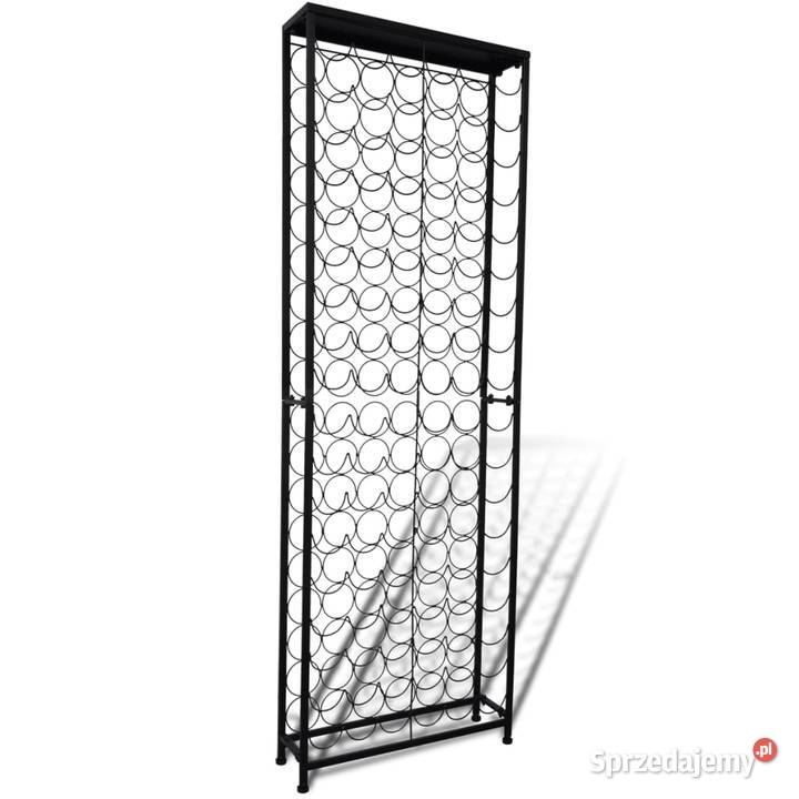 Metalowy stojak na 108 butelek wina Żary sprzedam