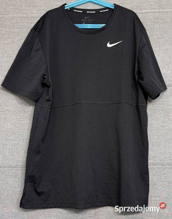 Czarna damska koszulka do biegania NIKE DriFit Rozmiar 38(M)