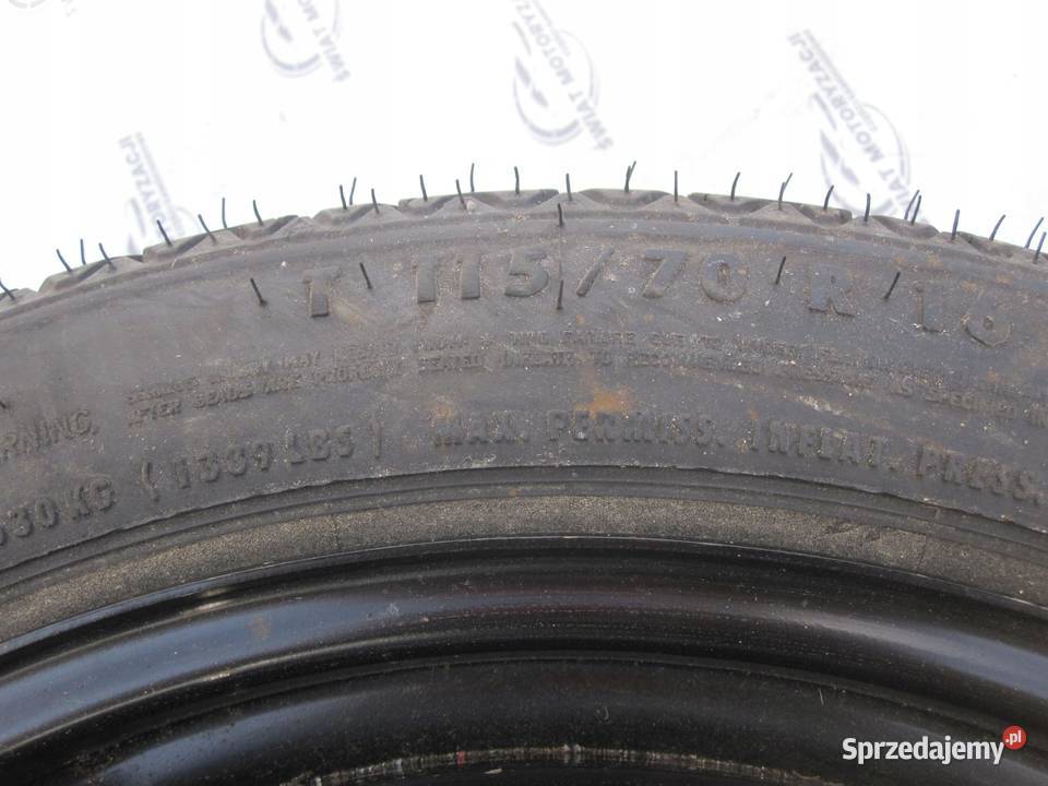 OPEL VECTRA C koło dojazdowe 1157016 92M 5x110