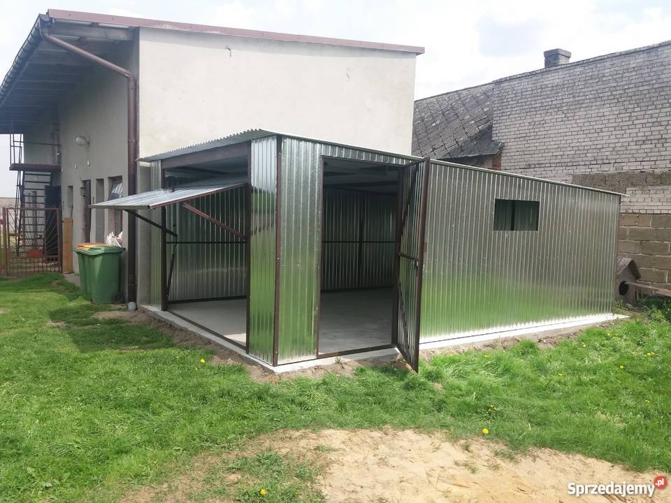Garaże blaszane 4x6 wszystkie wymiary PRODUCENT Płońsk