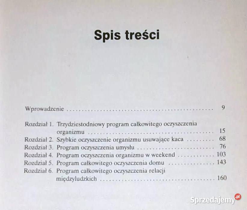 Program całkowitego oczyszczania organizmu Jane lubelskie Chełm