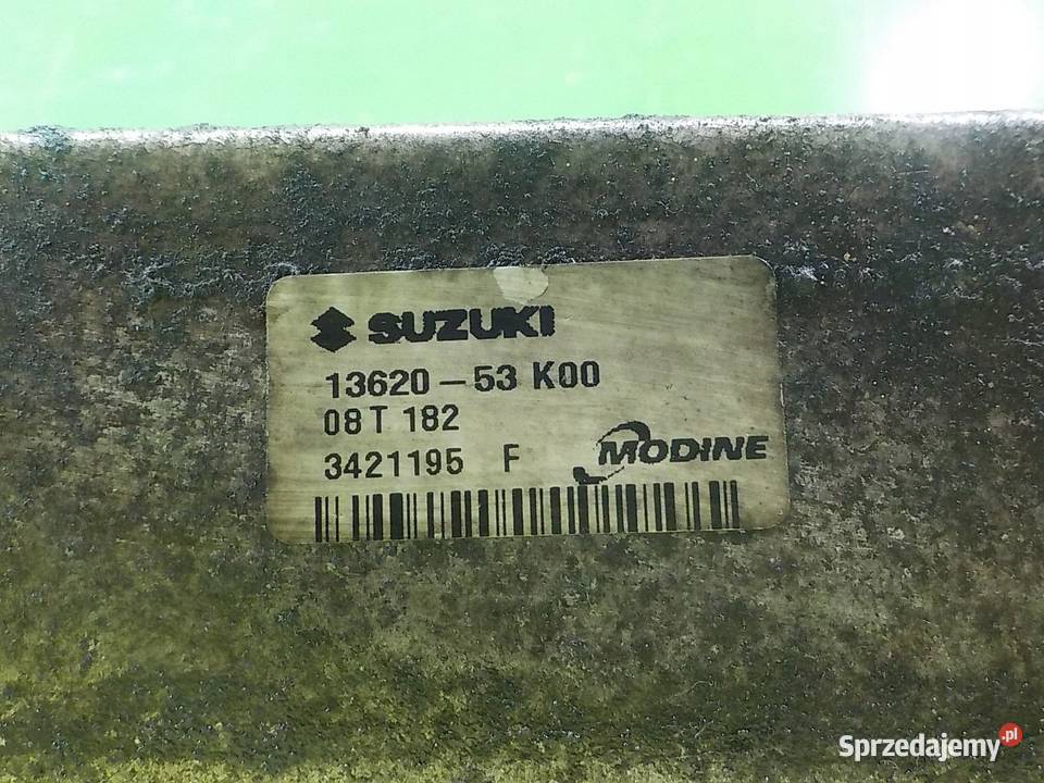 OPEL AGILA B II 13 CDTI 08r 5D intercooler osobowe mazowieckie Suków