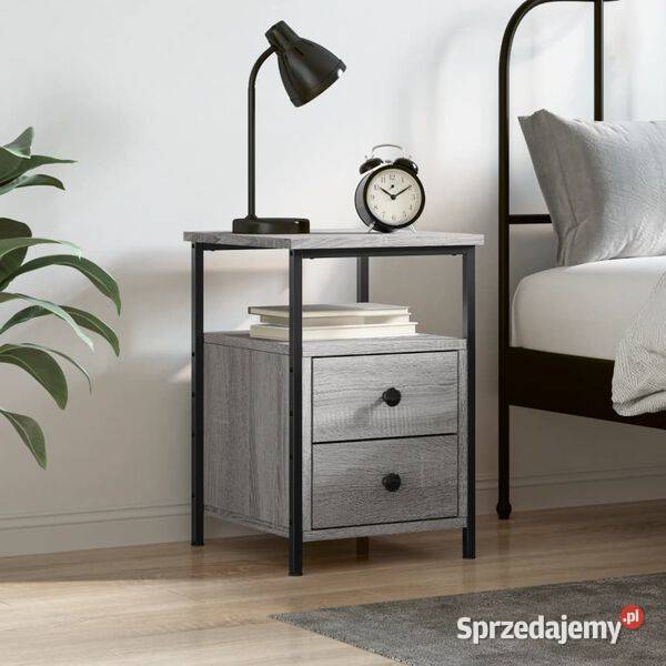 vidaXL Szafka nocna szary dąb sonomaSKU826019 mazowieckie Warszawa