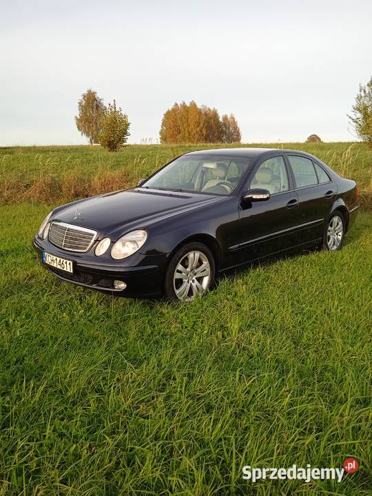 2003 rKompressor jasne wnętrzeGranatowa Perełka Klasa E