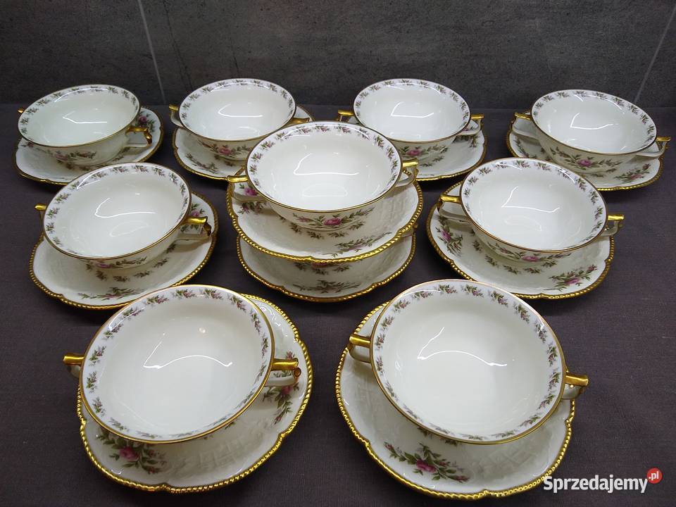 Bulionówka Rosenthal Sanssouci Moosrose