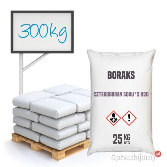 Boraks pięciowodny płópaleta 300 czteroboran Brzeg Dolny sprzedam