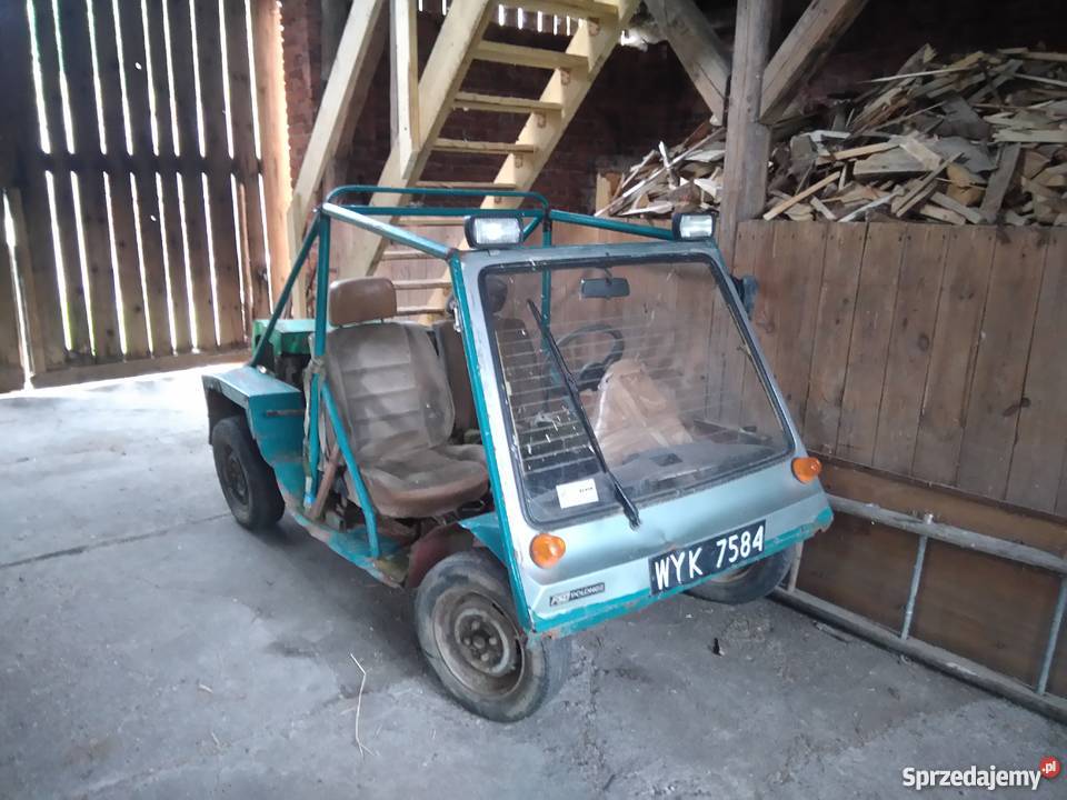 Fiat 126p Maluch uszkodzony Skrzynka