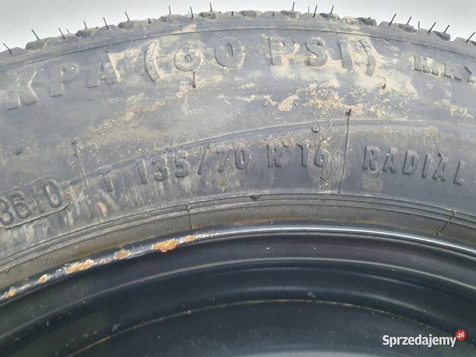 KOŁO DOJAZDOWE ZAPASOWE Alfa Romeo 159 13570 R16 Koła