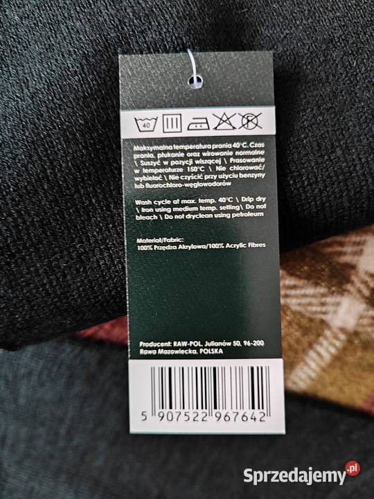 Szalik czarny Szalbaw 2 Uniseks Wielka Wieś