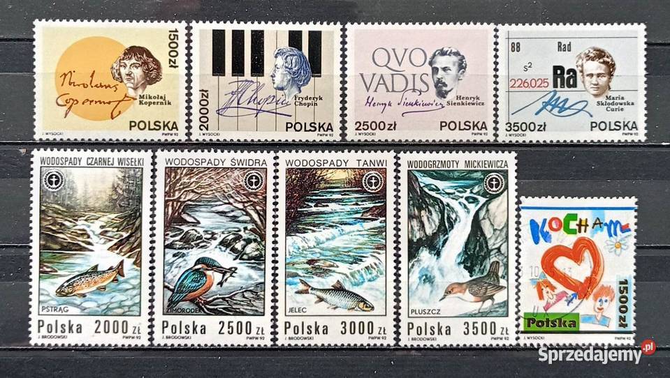 L Znaczki polskie 1992 kwartał II Leźnica Wielka-Osiedle
