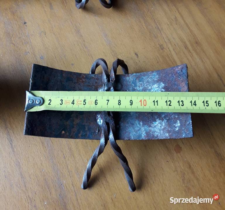 Wieszaki metaloplastyka PRL styl Brut Art Gdynia