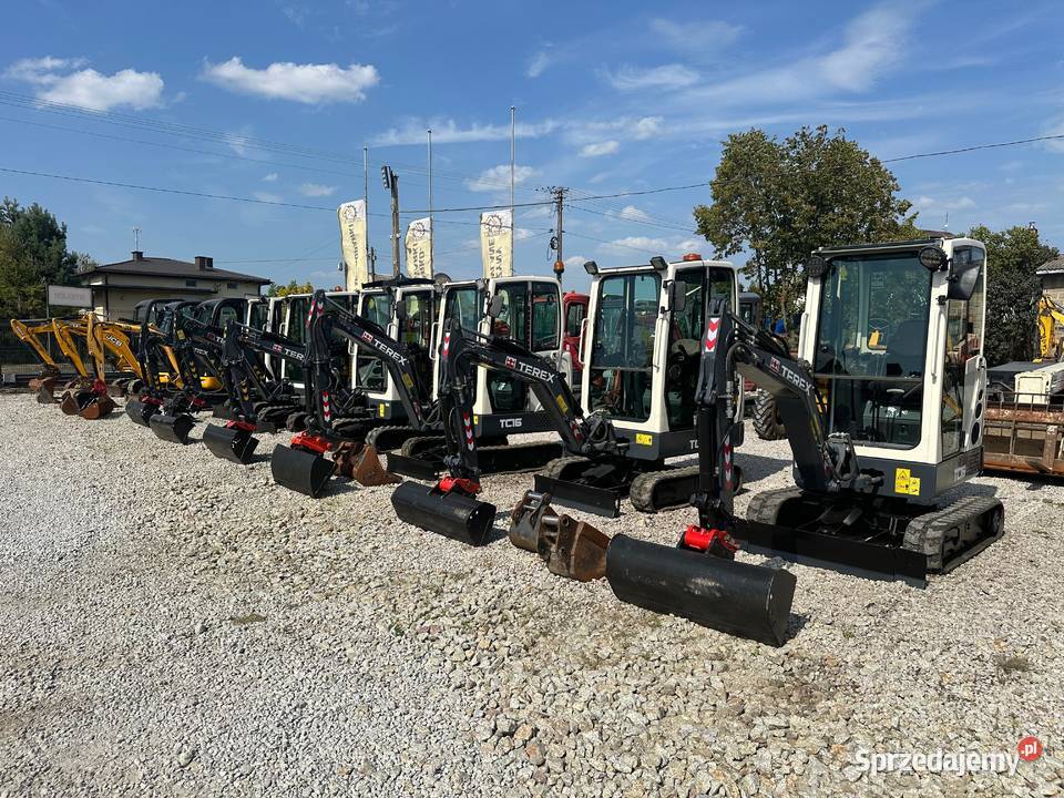 Mini koparka TEREX TC16 z 2015r 1800 rozsuwana 6 Motoryzacja Złoczew