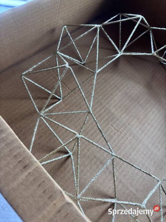 Wianek Dekoracyjny złoty brokat 40 Tchibo ozdoba lubuskie Żagań