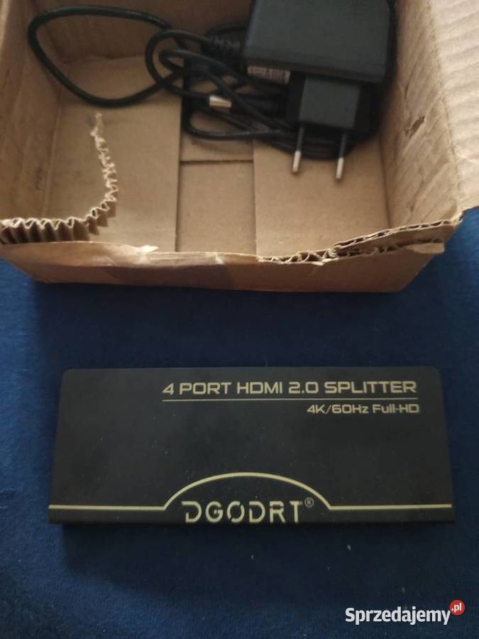 4 port Hdmi 20 splitter Knurów sprzedam