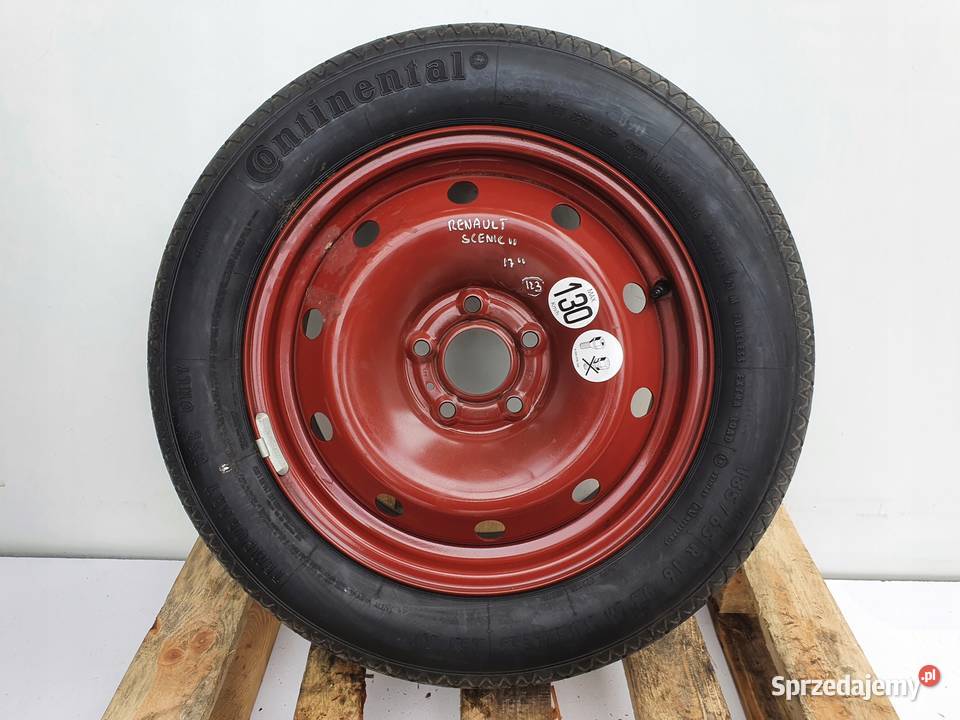 KOŁO ZAPASOWE Zapas Megane II Scenic II 18565 Średnica 16" Chełm