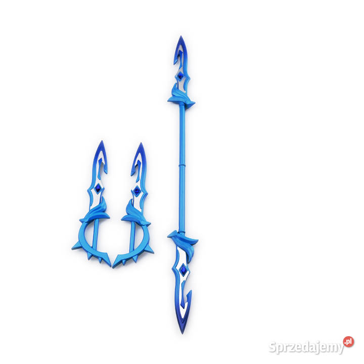 Zestaw niebieskich włóczni Metal 22 Brelok Szczecin