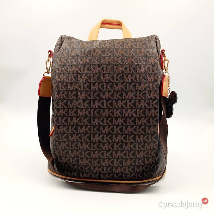 Plecak damski skórzany MKL ciemny Pozostałe Zawiercie sprzedam