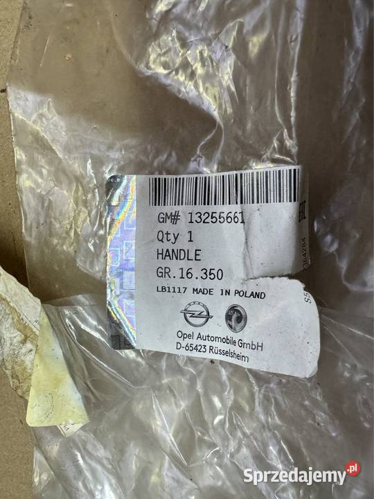 Klamka drzwi zewnętrzna prawa rh Opel Corsa d wielkopolskie
