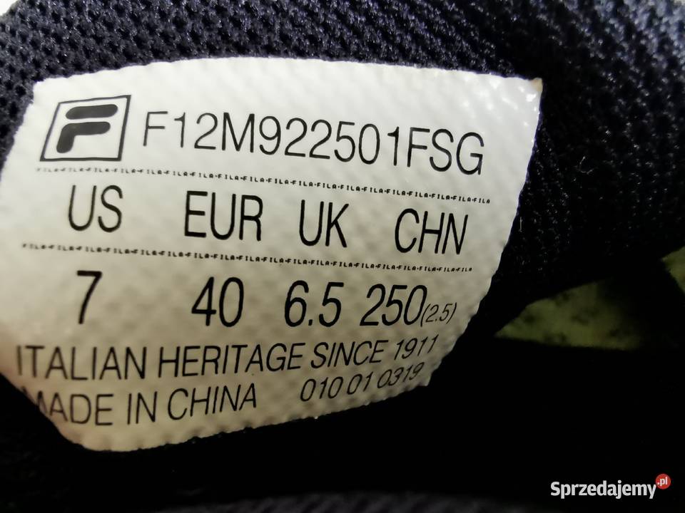 Fila r40255St 25.5cm Obuwie sportowe Obuwie Zamość
