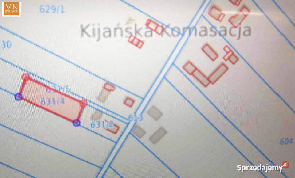 sprzedaży gruntu Piotrowice 1690m2 siedliskowa małopolskie sprzedam