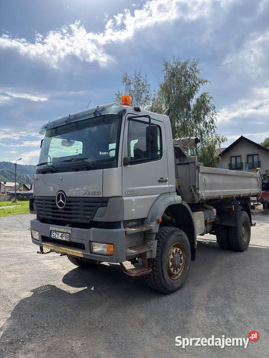 Mercedes Atego samochód specjalny do odśnieżania Czernichów