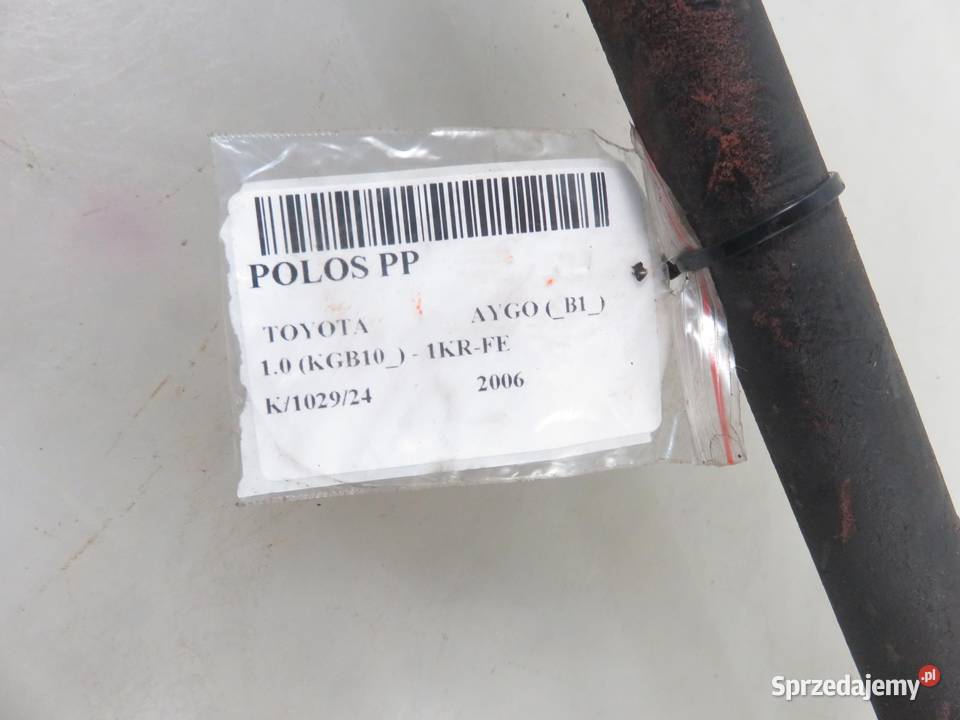 PÓŁOŚ PRAWA PRZEDNIA TOYOTA AYGO 10 B osobowe małopolskie sprzedam