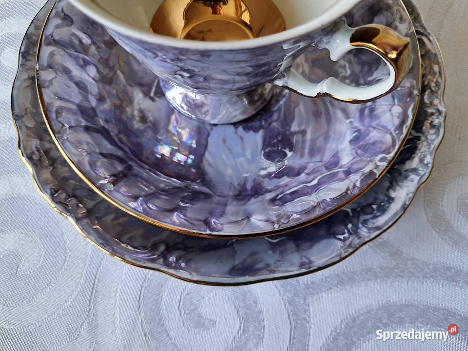 Filiżanka porcelanowa spodek talerzyk deserowy Strzelce Krajeńskie sprzedam