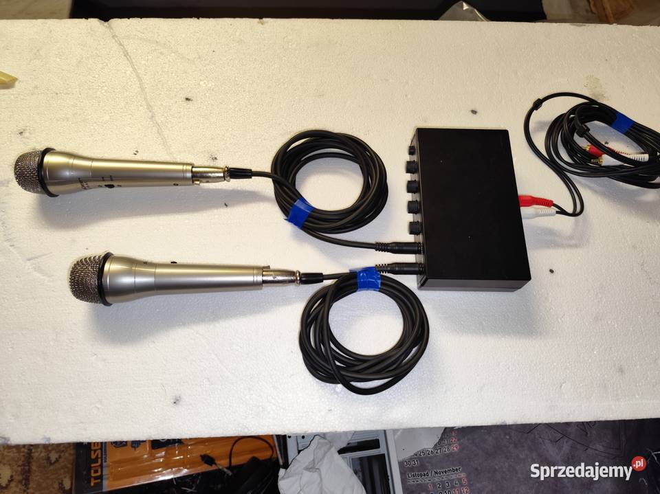 MIKROFONY ESTRADOWE PRZEDWZMACNIACZ Warszawa sprzedam