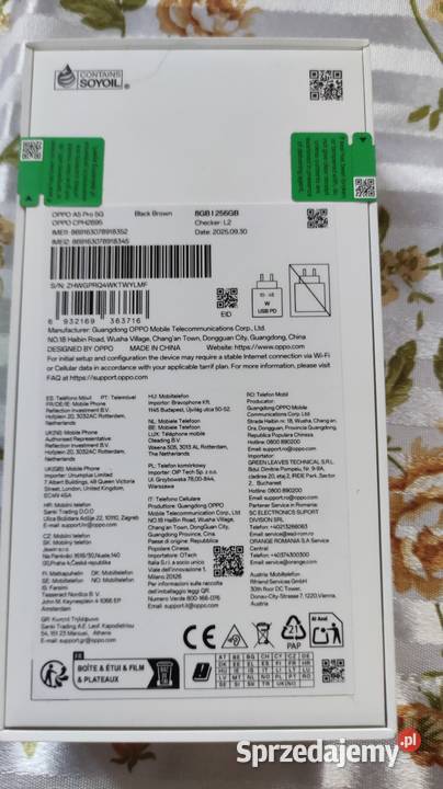 Oppo A5 Pro 5G Telefony komórkowe Kamienna Góra