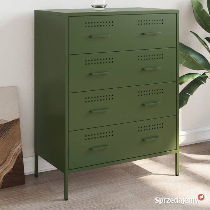 Szafka oliwkowa 68x39x89 stal WM842986 Warszawa