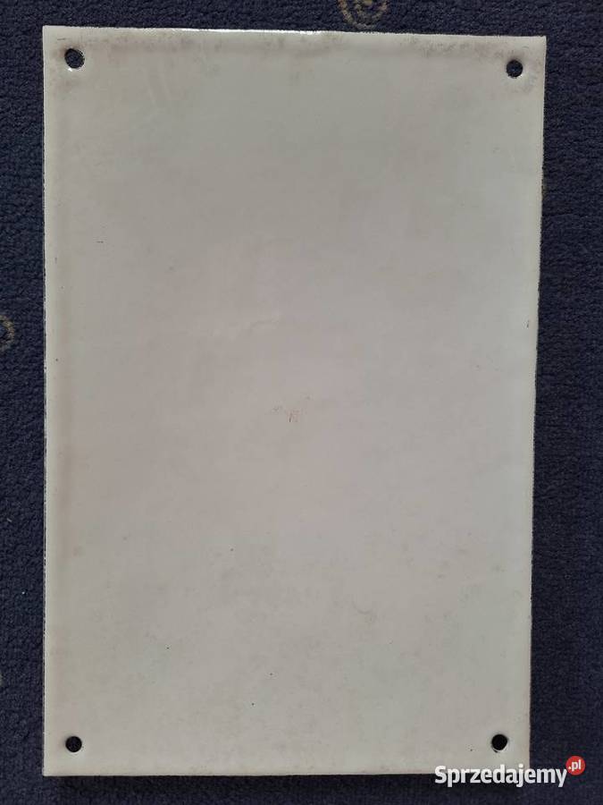 Szyld tabliczka emaliowana Feuersoziett pomorskie Gdańsk