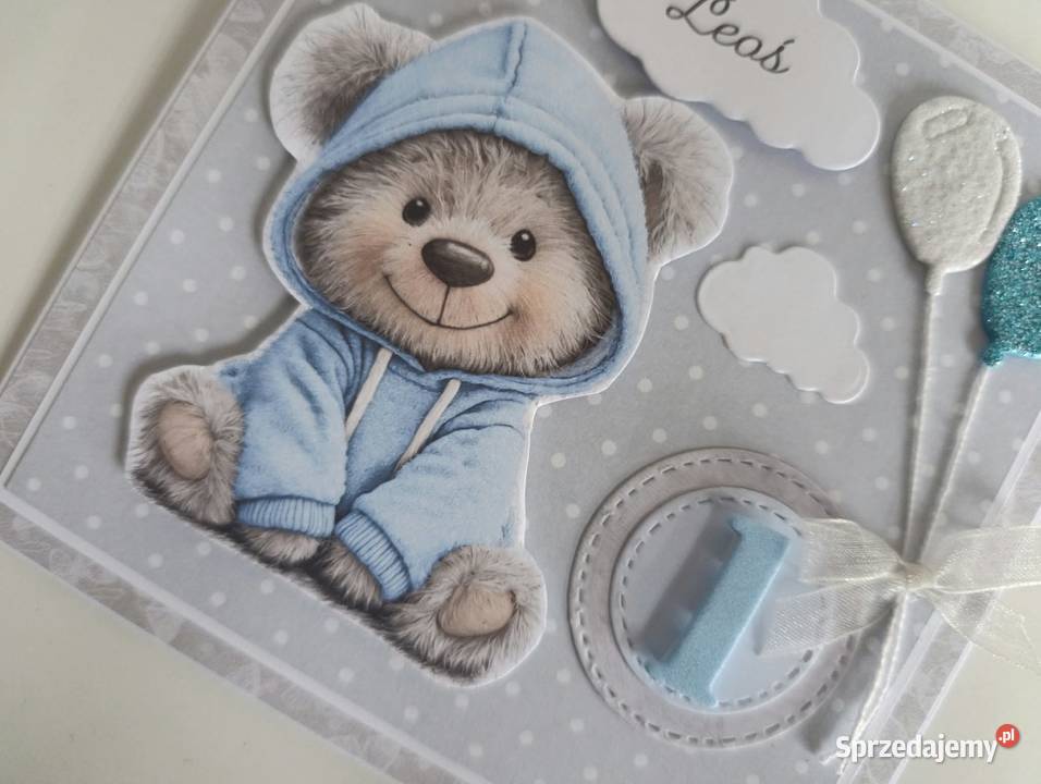 Personalizowana kartka na Roczek urodziny łódzkie Łódź sprzedam