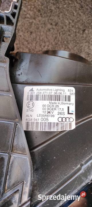 Reflektor Lewy Przód BiXenon Skrętny Audi A7 Przemyśl sprzedam