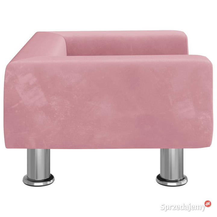 Sofa dzieci różowa 50x40x265 aksamitna WM3196339 Warszawa sprzedam