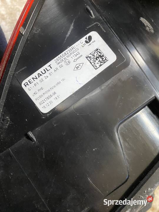 Lampa tylna lewa Dacia Sandero III Lwówek Śląski