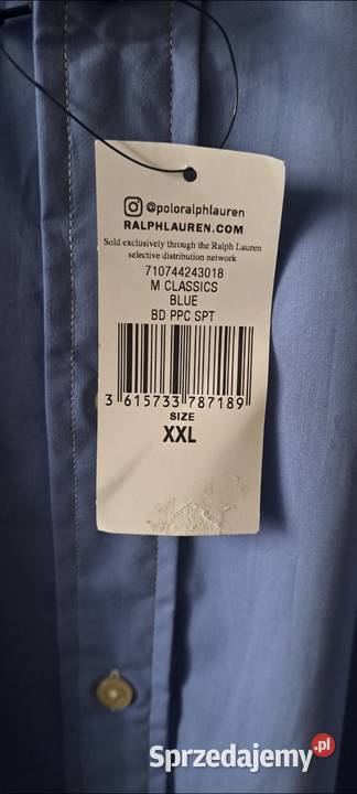 Koszula gładka Ralph Lauren męska dolnośląskie