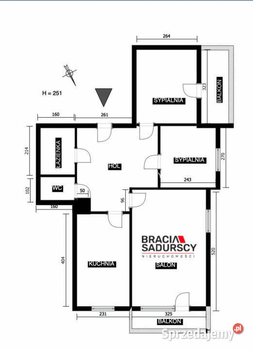 Mieszkanie 5831m2 3pokojowe Kraków 58.31m2 sprzedam