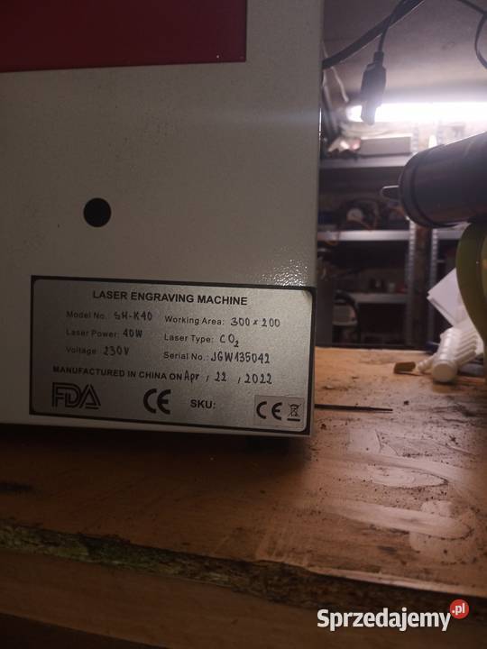 k40 ploter laser grawer co2 mazowieckie