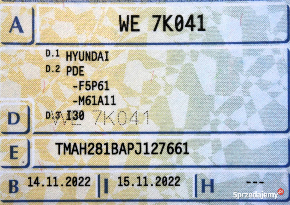 Hyundai i30 Gwarancja Fabryczna SalonPL FV23 120 Sokołów
