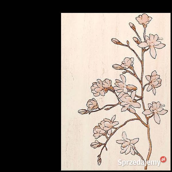 Dekor Sakura 2 Domino 25 x 36 płytki aktualne Białogard sprzedam