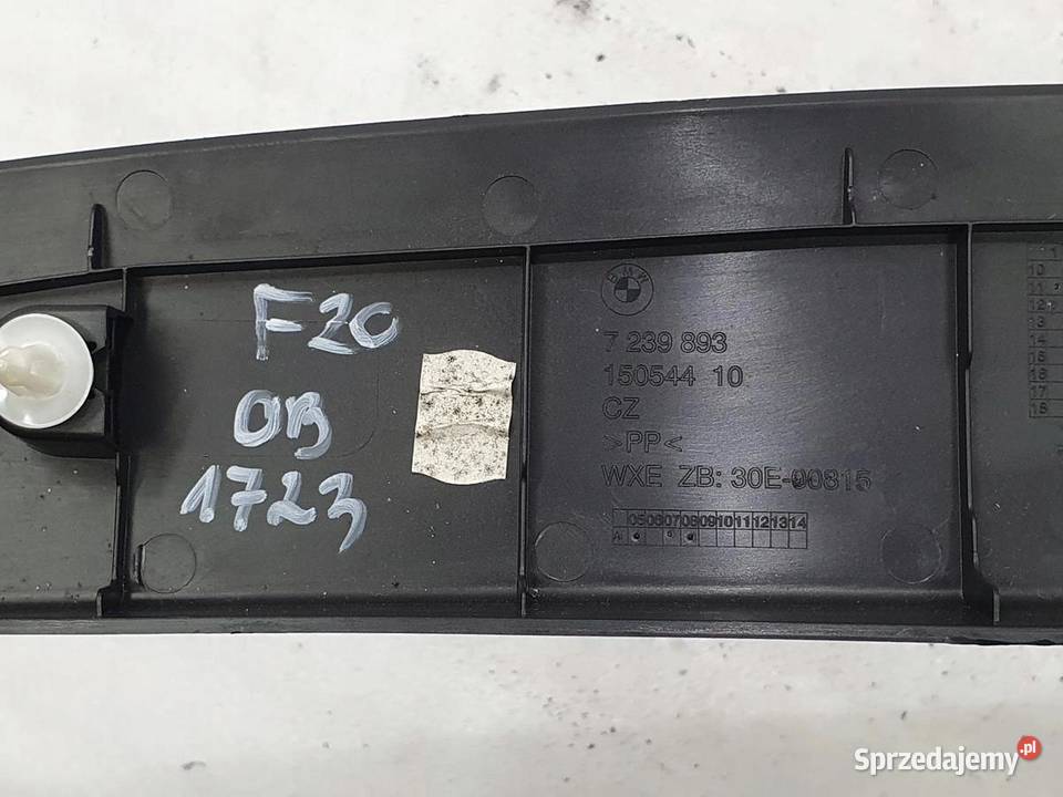 OSŁONA TAPICERKA KLAPY BAGAŻNIKA BMW F20 7239893 wielkopolskie