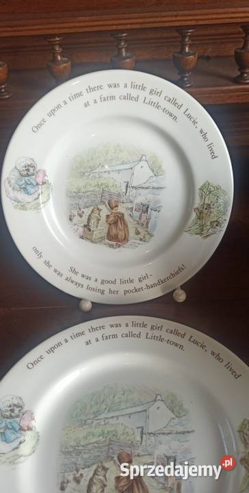 Talerzyki z bajkami Mrs Twiggy Winkle Wedgwood Gdańsk