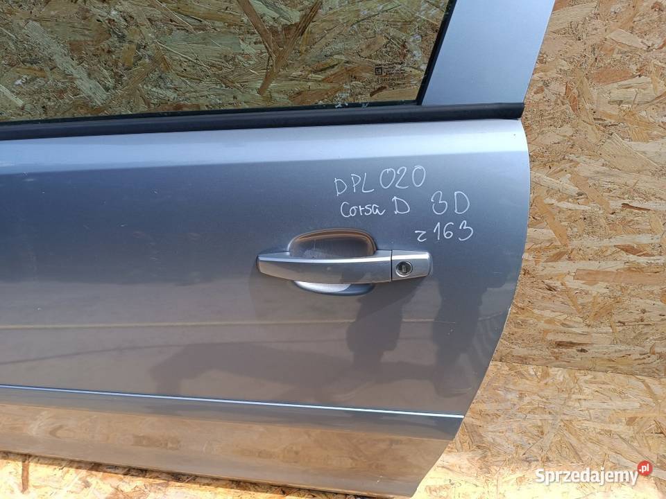 OPEL CORSA D 3D DRZWI PRZÓD LEWY LEWE KOD LAK Słowikowo
