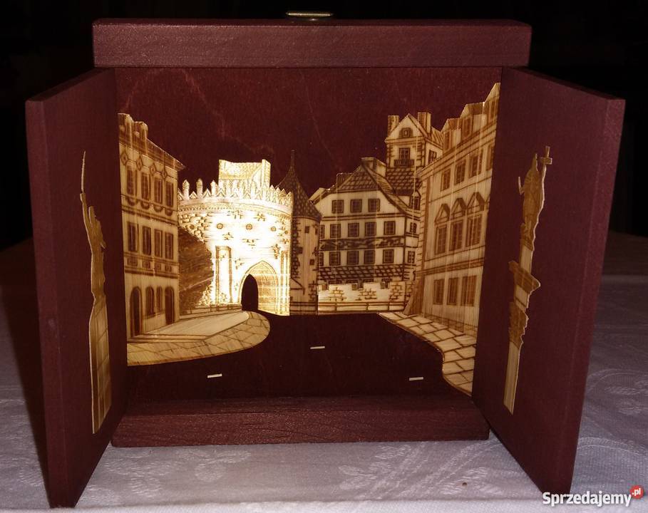 Obrazek tryptyk WARSZAWSKA STARÓWKA mały i ładny Warszawa