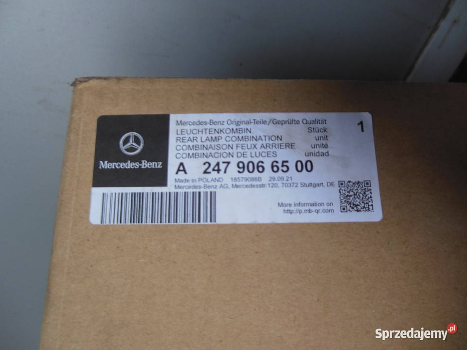 MERCEDES B KLSA A247 W247 LAMPA FULL LED TYLNA Kozy sprzedam
