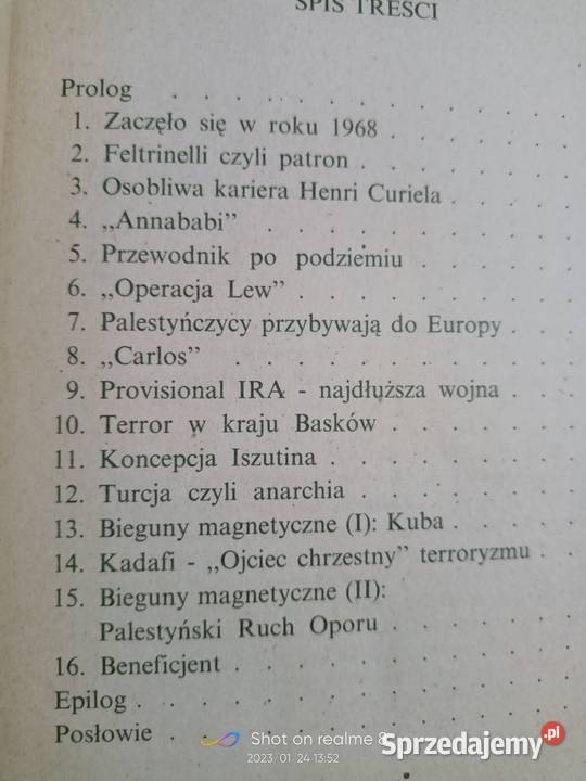 Sieć terroru Sterling książki Warszawa